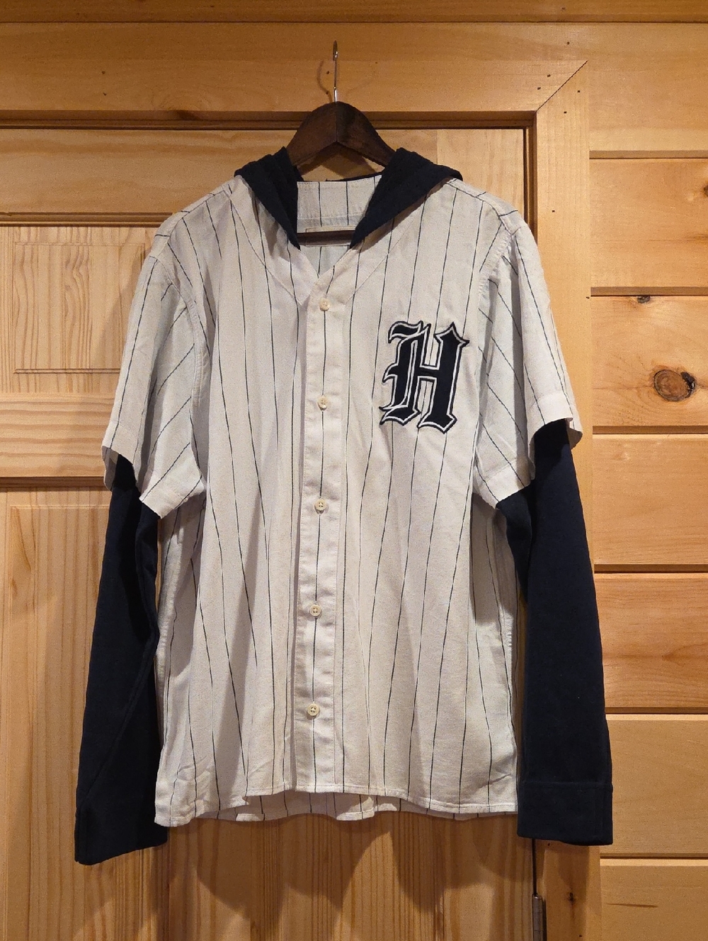 hollister|hooded jersey|extra large